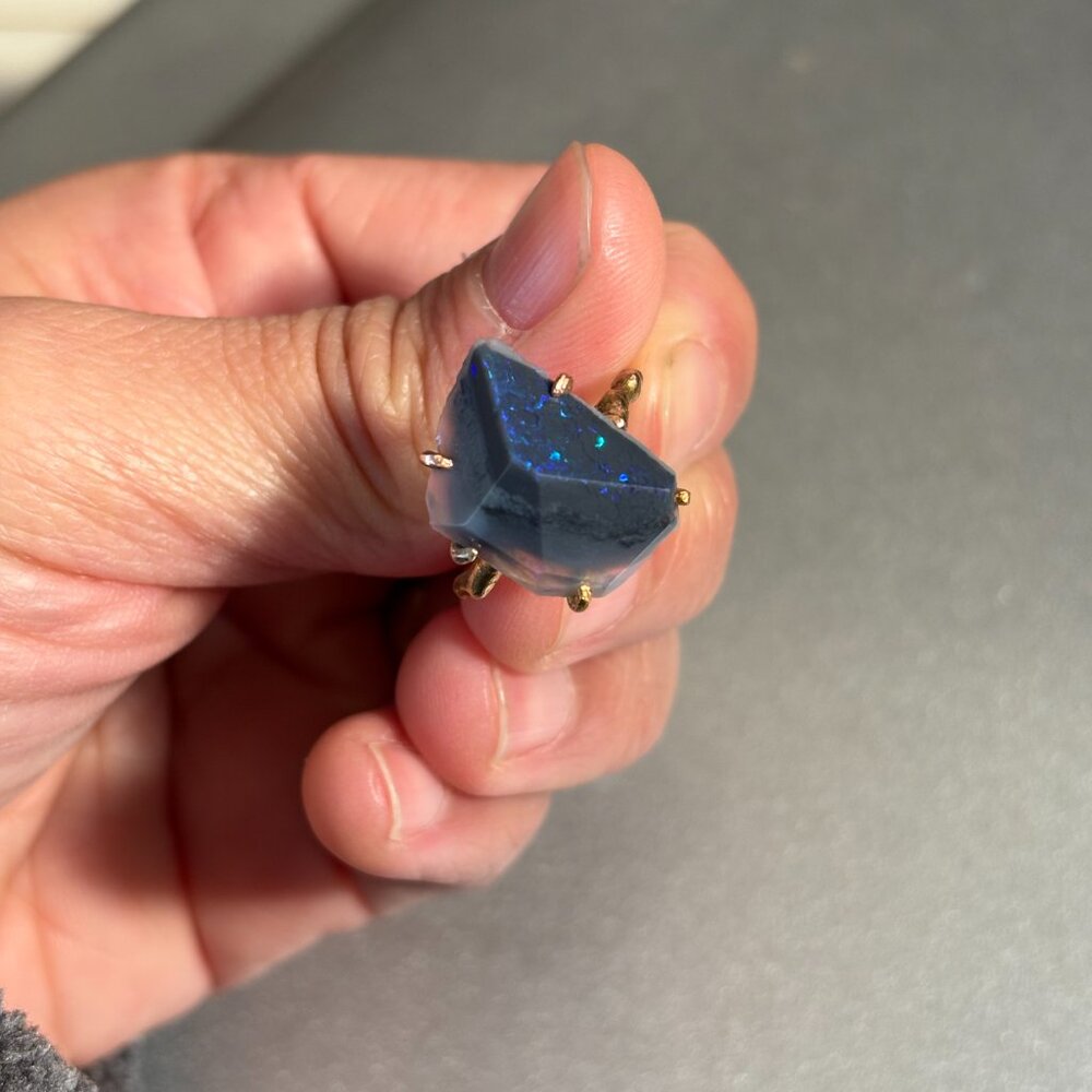 Euc Variance Objects Ring - Dark Opal - image 8